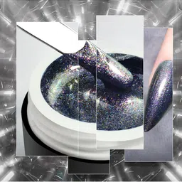 VENALISA Soak Off UV & LED Laser Rainbow Platinum Gel Nail Polish 5 ml - Shade H24-image-71