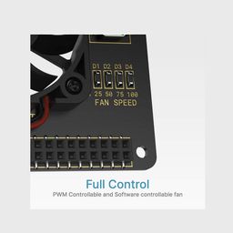 Argon Fan HAT for Raspberry Pi 4, 3B,3 B+, Includes 40mm Fan image 2