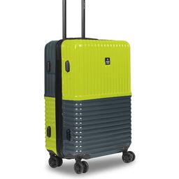 Nasher Miles Set Of 2 Colourblocked Number Lock Textured Hard-Sided Trolley Suitcases image 2