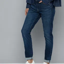 Levis Women 711 Skinny Fit Light Fade Stretchable Mid-Rise Jeans-image-60