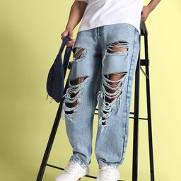 Bene Kleed Men Cotton Relaxed Fit Highly Distressed Casual Jeans-image-73