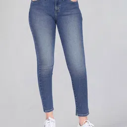 Wrangler Women Skinny Fit High-Rise Light Fade Stretchable Jeans-image-49