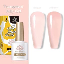 BORN PRETTY Jelly Nude Gel Soak Off Nail Polish - 10 ml - JN13-49