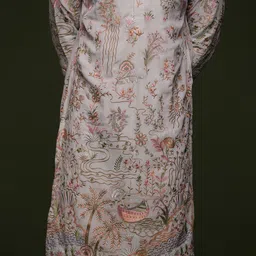 KALPRAAG Men Ethnic Motifs Embroidered Regular Sequinned Kurta with Patiala & With Dupatta image 2
