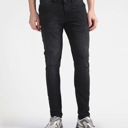 Flying Machine Men Black Jackson Skinny Fit Low-Rise Clean Look Stretchable Jeans-image-93