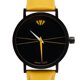 MONT NEO Sleek Men Round Dial & Leather Straps Analogue Watch 8005T-L4413-image-30