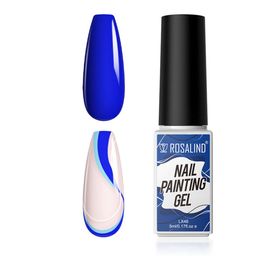 ROSALIND Long Lasting UV Lamp Nail Painting Gel 5 ml - LX46-image-92