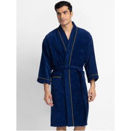 BIANCA Luxurious Ultra Soft Bath Robe -1pc (Cooltex) Solid-Indigo-picture-12