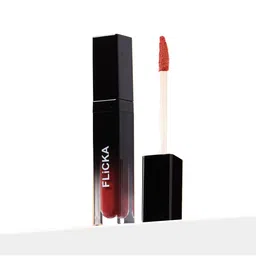 FLiCKA Set & Attack Transfer Proof Non Sticky Liquid Matte Lipstick 7ml - Walnut Wonder 10 image 1