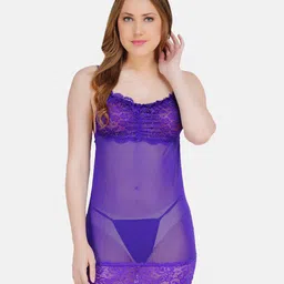 Hill Islands Self Design Net Baby Doll-image-41