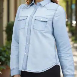 Shein Spread Collar Full Sleeve Shirt with Pocket-image-97