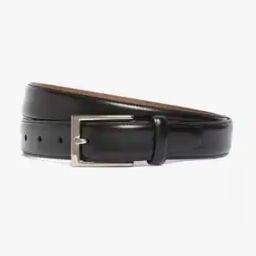 Genuine Leather Belt with Buckle Closure-image-66