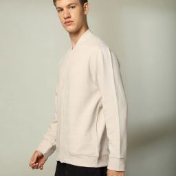 netplay Men Patterned Regular Fit Front-Open Sweatshirt image 2