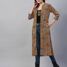 azira Geometric Pattern Front-Open Shrug image 2