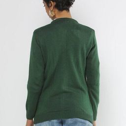 avaasa mix n' match Textured Button-Front Cardigan image 2