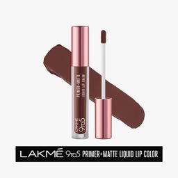lakme 9 to5 Primer & Matte Liquid Lip Color- MB3 image 2