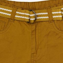 h by hamleys Flat-Front Trousers with Fabric Belt image 3