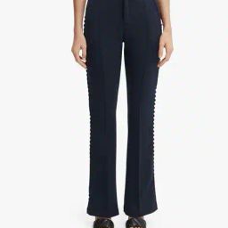 scotch & soda Flat-Front Flared Pants with Insert Pockets image 1