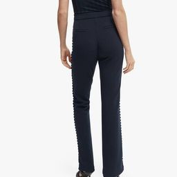 scotch & soda Flat-Front Flared Pants with Insert Pockets image 3