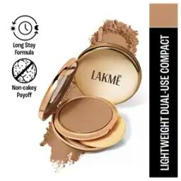 9 to 5 Unreal Dual Cover Pressed Powder  2 In 1 Compact + Foundation - 34 Almond-65