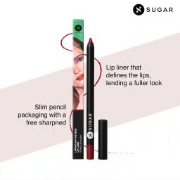 sugar cosmetics Lipping on the Edge Lip Liner - 05 Brazen Raisin image 3