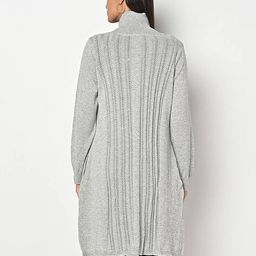 american eye Ribbed Open-Front Shrug image 3