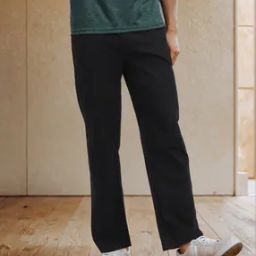 Shein Ankle Length Panelled Straight Track Pants With Pockets-image-84