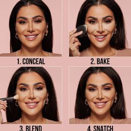 huda beauty Easy Bake Loose Baking & Setting Powder - Kunafa image 4