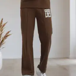 Shein Typographic Placement Print Straight Track Pants-image-25