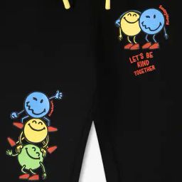 wotnot by azorte Graphic Print Joggers with Drawstring Waist image 4