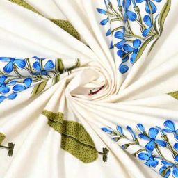 jaipur fabric Floral Print Window Curtain with Eyelets Header image 4
