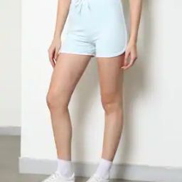 Shein Activewear High Rise Elasticated Drawstring Waist Hot Pants-image-78