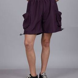 Shein High Rise Parachute Style Shorts with Pockets-image-49