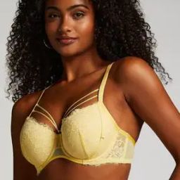 Women Lidia Lace Lightly Padded Underwired T-Shirt Bra-image-26