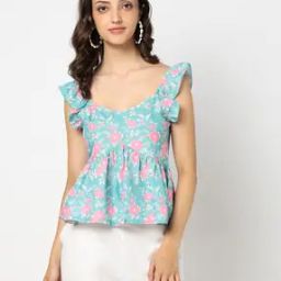 Women Floral Print Regular Fit Top-image-24