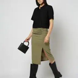 yousta Women Boxy Fit Crop Shirt-picture-33