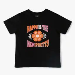 Girls Floral Print Regular Fit Crew-Neck T-Shirt-image-16