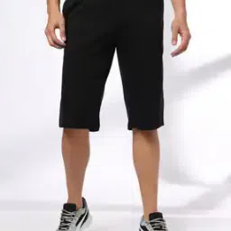 Men Ribbed Regular Fit Shorts-image-99