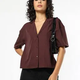 Women Oversized Fit Shirt-image-99