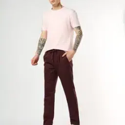 Men Slim Fit Trousers-image-121