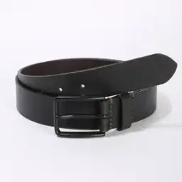 Men Leather Belt with Tang Buckle Closure-image-85