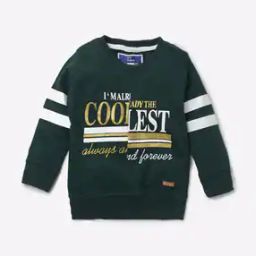 Typographic Print Round-Neck Sweatshirt-image-71