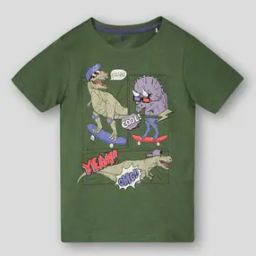 Boys Graphic Print Relaxed Fit Crew-Neck T-Shirt-image-34