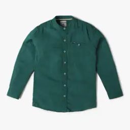 Boys Relaxed Fit Shirt with Welt Pocket-18