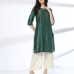 Women Floral Print Straight Kurta-image-31