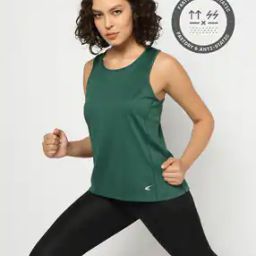 Women Regular Fit Round-Neck Running Tank T-Shirt-image-75