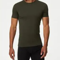 Men Heathered Round-Neck Vest-image-63