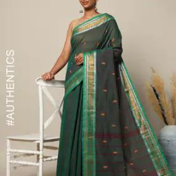 South Cotton Traditional Saree without Blouse-image-46