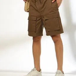 Men Regular Fit Cargo Shorts-image-45