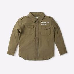 Cotton Shirt with Flap Pockets-image-23